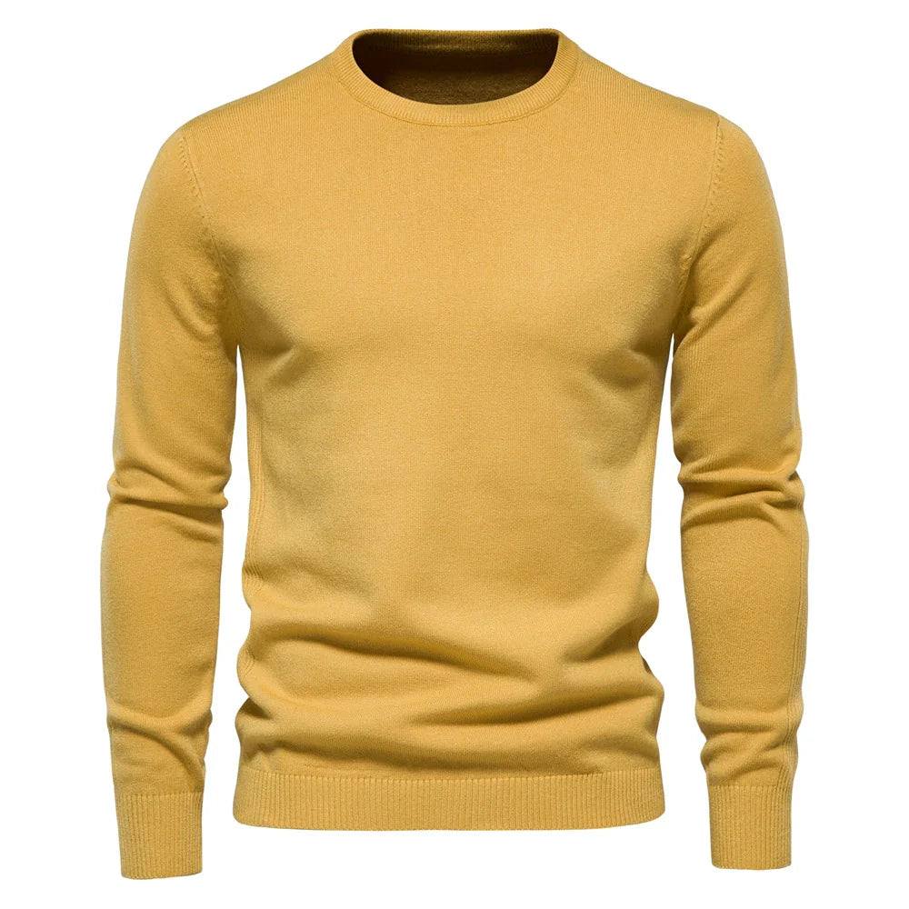 Men’s Crew Neck Sweater – Regular Fit – Long Sleeve – Soft & Warm Knit Jumper-4